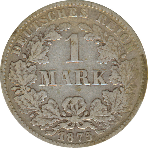 Deutsches Reich 1 Mark 1875 C Silber*