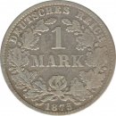Deutsches Reich 1 Mark 1875 E Silber*