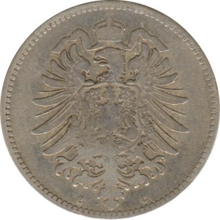 Deutsches Reich 1 Mark 1876 C Silber*