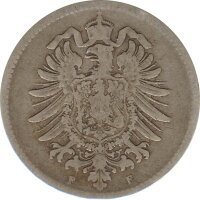 Deutsches Reich 1 Mark 1876 F Silber*