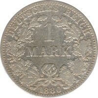 Deutsches Reich 1 Mark 1880 A Silber*
