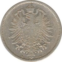 Deutsches Reich 1 Mark 1880 A Silber*