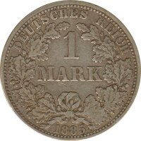 Deutsches Reich 1 Mark 1885 A Silber*