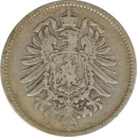 Deutsches Reich 1 Mark 1887 A Silber*