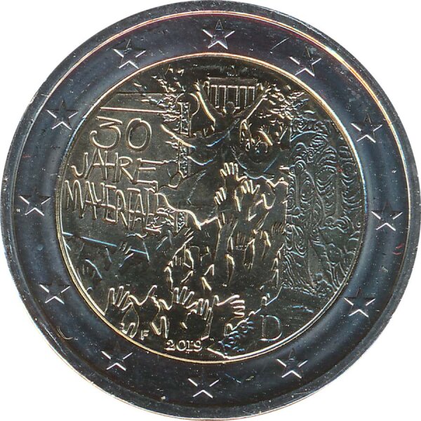 Deutschland 2 Euro 2019 - Mauerfall ( F )*