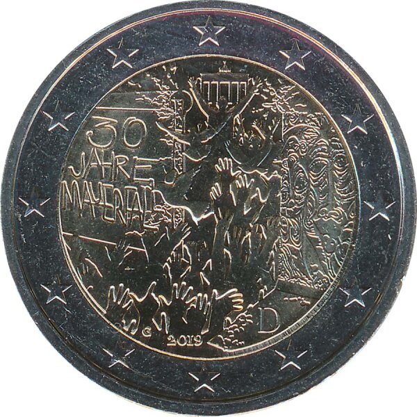 Deutschland 2 Euro 2019 - Mauerfall ( G )*