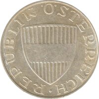 &Ouml;sterreich 10 Schilling 1965 Wachauerin Silber*