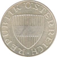 &Ouml;sterreich 10 Schilling 1966 Wachauerin Silber*