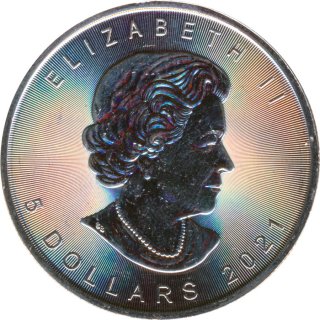 Kanada 2021 - Maple Leaf 1 Oz Silber*