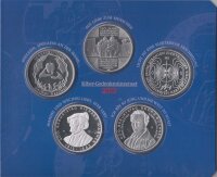 BRD Satz 10 Euro 2013 PP Silber im Folder der VfS*
