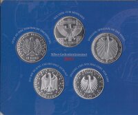BRD Satz 10 Euro 2013 PP Silber im Folder der VfS*