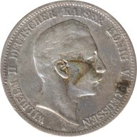 Preussen 5 Mark 1898 A Wilhelm II Silber*