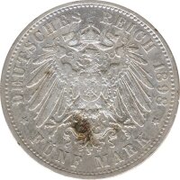 Preussen 5 Mark 1898 A Wilhelm II Silber*