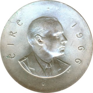 Irland 10 Shillings 1966 50 Jahre Osteraufstand Silber*