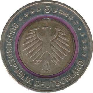 Deutschland 5 Euro 2021 - J - Polare Zone*