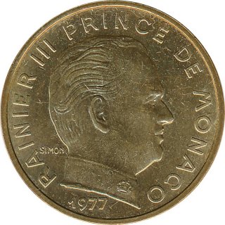 Monaco 10 Centimes 1977 Rainier III*
