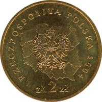Polen 2 Zlote 2004 Lodz Distrikt*