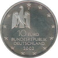 BRD 10 Euro 2002 J Documenta Kassel Silber*
