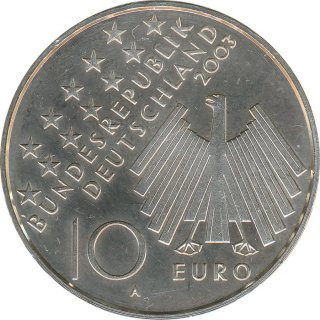 BRD 10 Euro 2003 A 50 Jahre 17. Juni 1953 Silber*