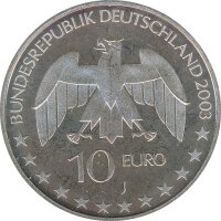 BRD 10 Euro 2003 J Justus von Liebig Silber*