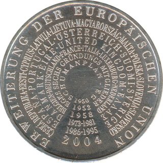 BRD 10 Euro 2004 G EU-Erweiterung Silber*