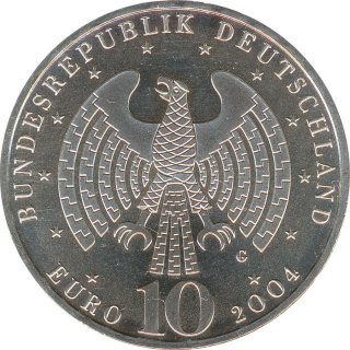 BRD 10 Euro 2004 G EU-Erweiterung Silber*