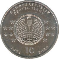 BRD 10 Euro 2005 J Albert Einstein Silber*