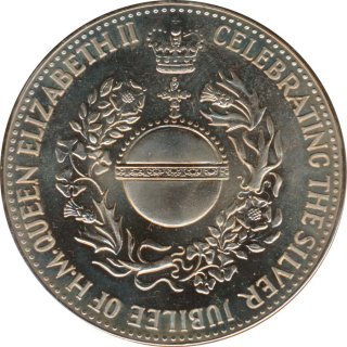 Großbritannien Medaille 1977 25. Thronjubiläum von Elizabeth II.