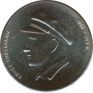 Medaille DDR o. J. Ernst Thälmann