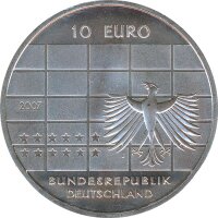 BRD 10 Euro 2007 J Deutsche Bundesbank Silber*