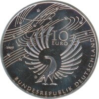 BRD 10 Euro 2006 D Wolfgang Amadeus Mozart Silber*