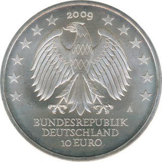 BRD 10 Euro 2009 A 600 Jahre Universitt Leipzig Silber*