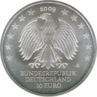 BRD 10 Euro 2009 A 600 Jahre Universit&auml;t Leipzig...
