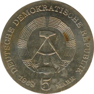 DDR 5 Mark 1968 Robert Koch*