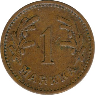 Finnland 1 Markka 1942 Wappen*