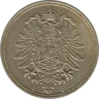 Deutsches Reich 10 Pfennig 1874 C*