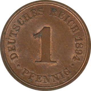 Deutsches Reich 1 Pfennig 1894 A*