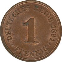 Deutsches Reich 1 Pfennig 1894 A*