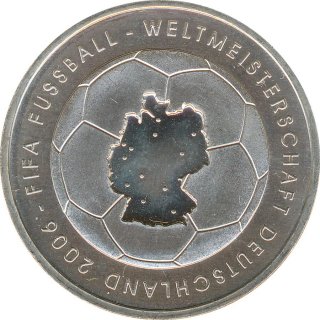BRD 10 Euro 2003 F FIFA Fussball-WM 2006 Silber*