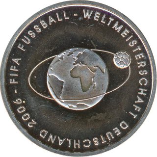 BRD 10 Euro 2004 D FIFA Fussball-WM 2006 Silber*