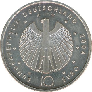 BRD 10 Euro 2004 F FIFA Fussball-WM 2006 Silber*