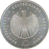 BRD 10 Euro 2006 F FIFA Fussball-WM 2006 Silber*