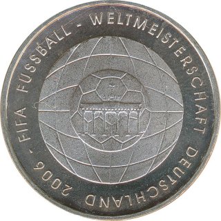 BRD 10 Euro 2006 J FIFA Fussball-WM 2006 Silber*