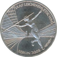 BRD 10 Euro 2009 F Leichtathletik-WM Silber*