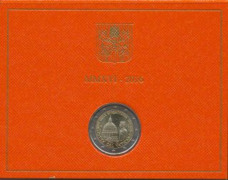 Vatikan 2 Euro 2016 Barmherzigkeit im Folder*