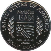 USA Half Dollar 1994 P PP Fussball-Weltmeisterschaft 1994*