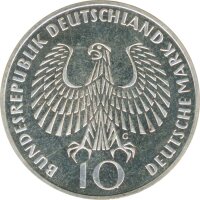 BRD 10 DM 1972 G Olympische Spiele J. 405 Silber PP*