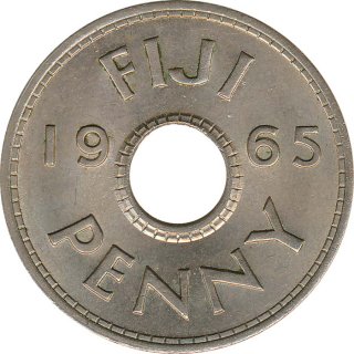 Fidschi 1 Penny 1965 Elizabeth II.*