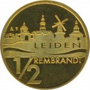Stadt Leiden 1/2 Euro 2006 Rembrandt van Rijn Regionalgeld*
