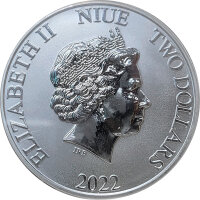 Niue 2022 -  Aquaman (Disney) - 1 Oz Silber*